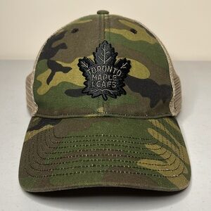 47 NHL Toronto Maple Leafs Camo Branson MVP Cap Green And Brown